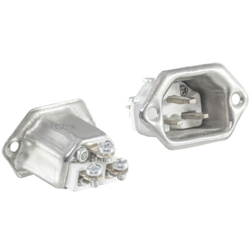 3-Pin-Metal-Bell-Socket